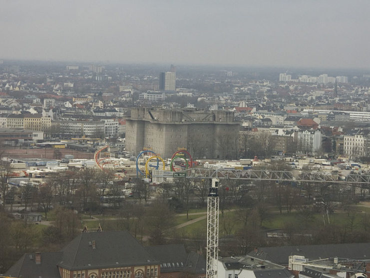 Flak tower in Hamburg