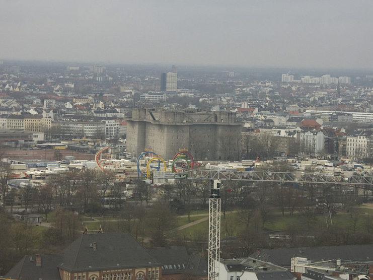 Flak tower in Hamburg