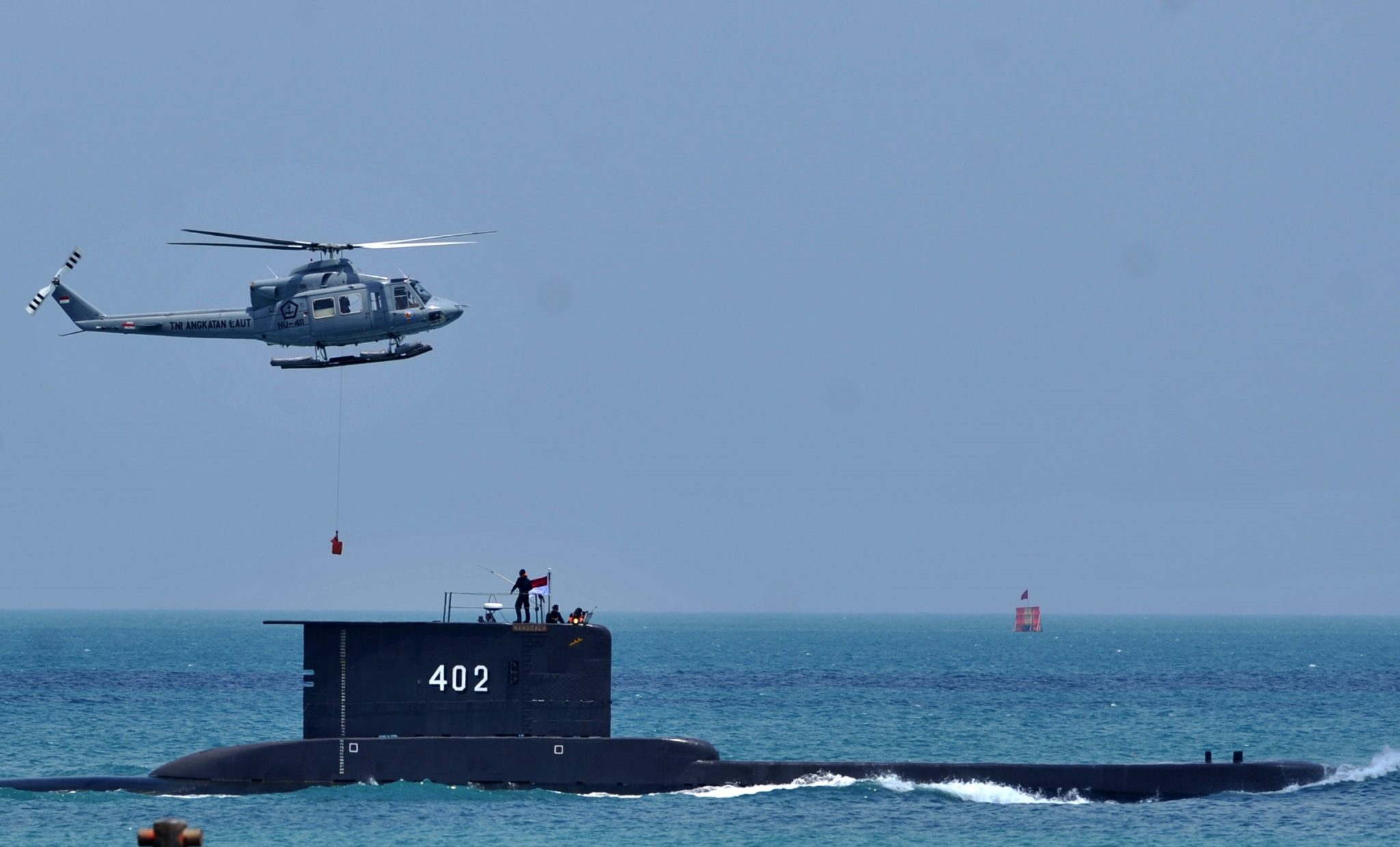 KRI Nanggala-402 during a ceremony in 2017 (Photo Credit: Xinhua/Zulkarnain via Getty Images)