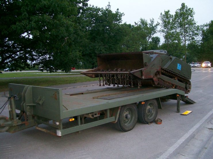 Mine flail used for demining in Croatia. Image credit – Suradnik13 CC BY-SA 3.0