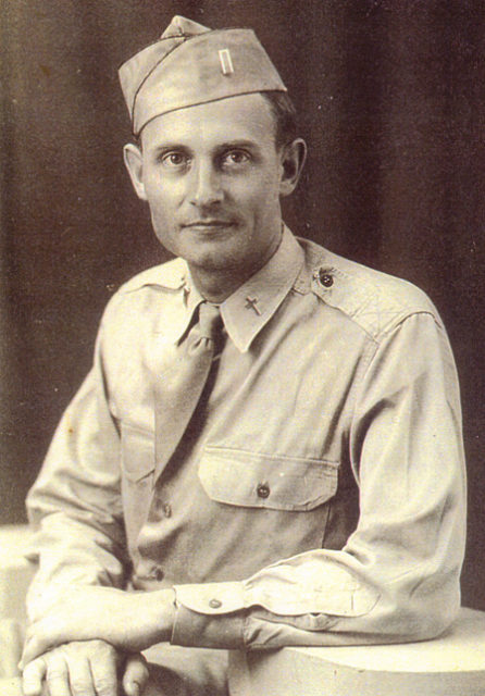 Then 2nd Lt. Emil Kapaun, U.S. Army chaplain, circa 1943. (U.S. Army photo)