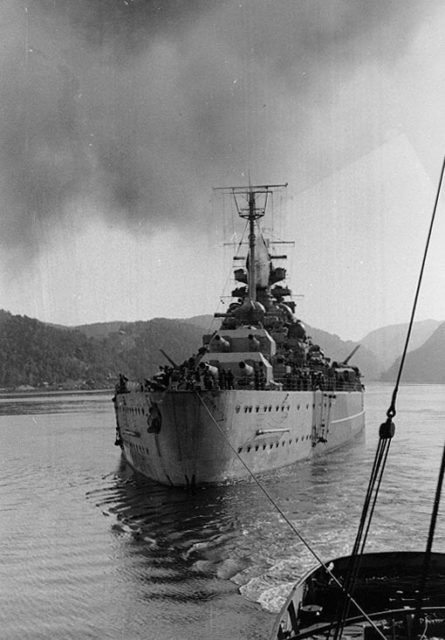 Tirpitz Norwegian waters in 1942-44.