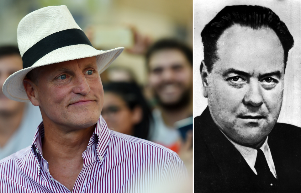 split image of Woody Harrelson and Felix Kersten