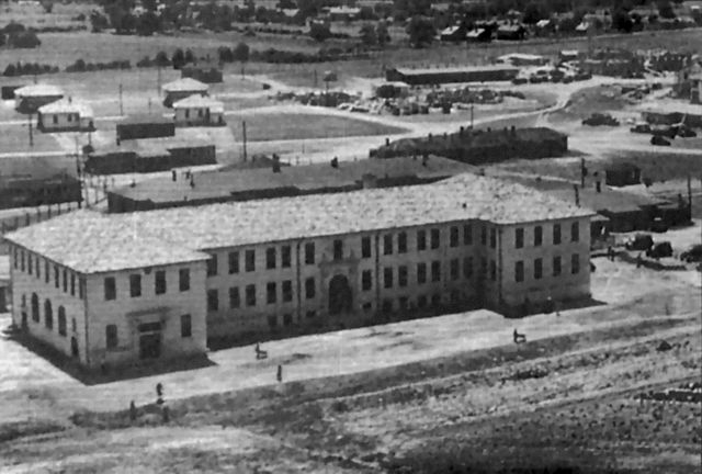 Aerial view of Austin Hall at the Air Corps Tactical School