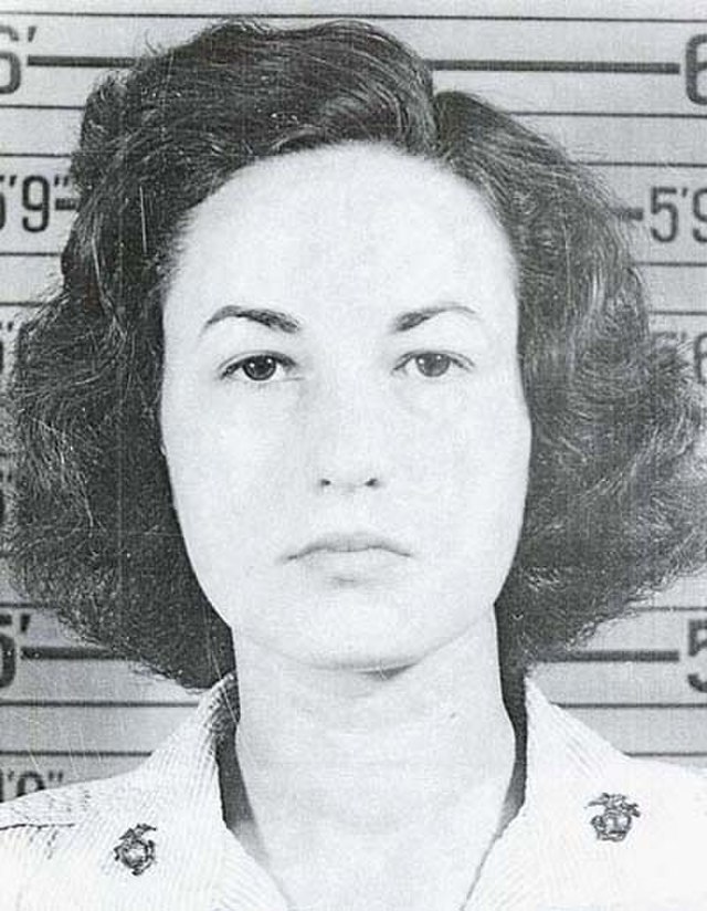 US Marine Corps portrait of Bea Arthur