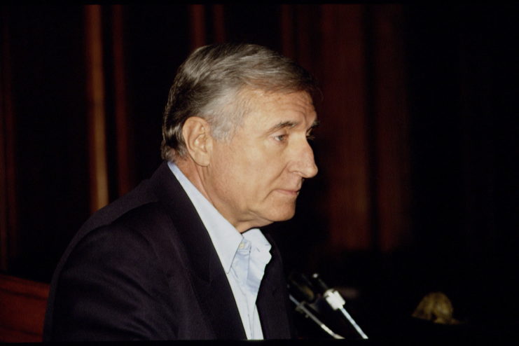 Bob Denard testifying in front of the Court of Appeals