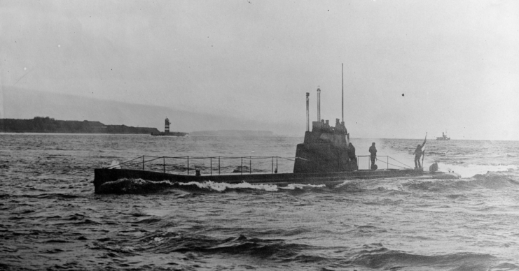 German U-boat circa 1915.
