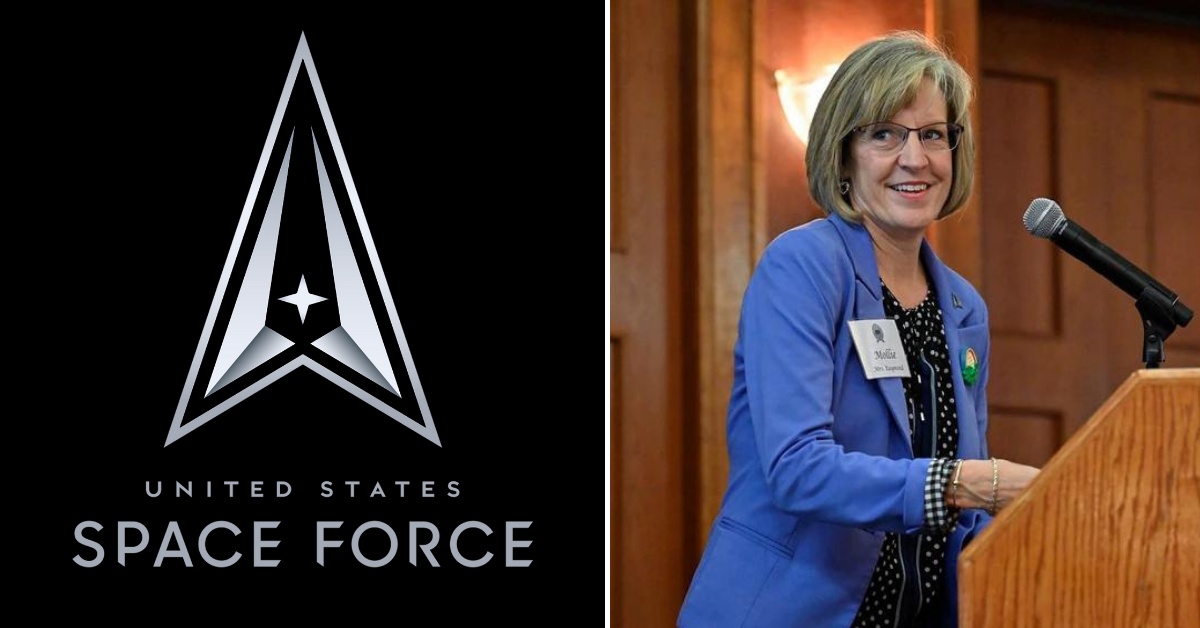 Mollie Raymond, senior Space Force spouse. (Photo Credit: U.S. Air Force)