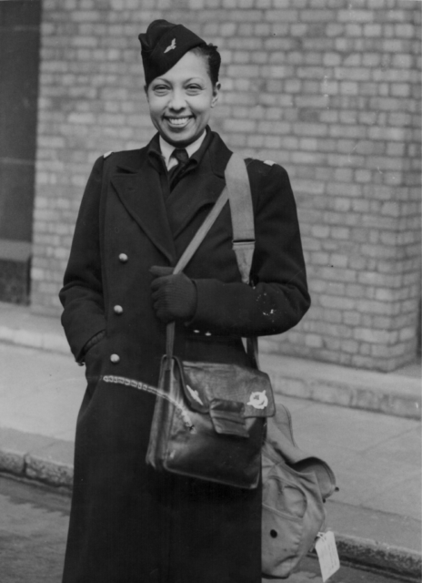 Josephine Baker in her uniform 