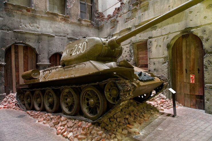 T-34-85 on display
