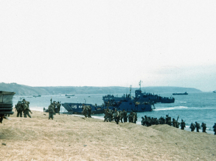 Training exercise Fabius at Slapton Sands, Devon, 3rd - 9th May May 1944.
