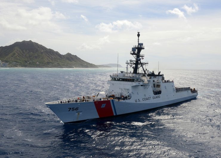 USCGC Kimball (WMSL-756) at sea