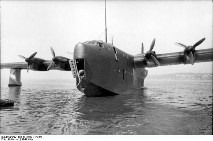 Blohm & Voss BV 238 parked in the water