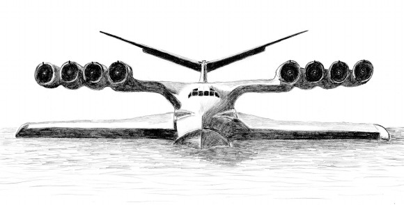 Sketch of the caspian sea monster