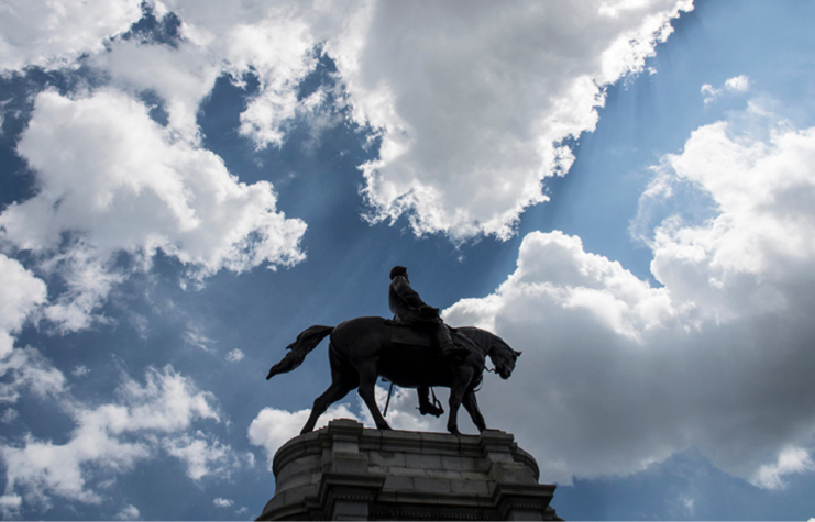 Bill Tompkins/Getty Images Statue of Robert E Lee on August 19, 2017 in Richmond.