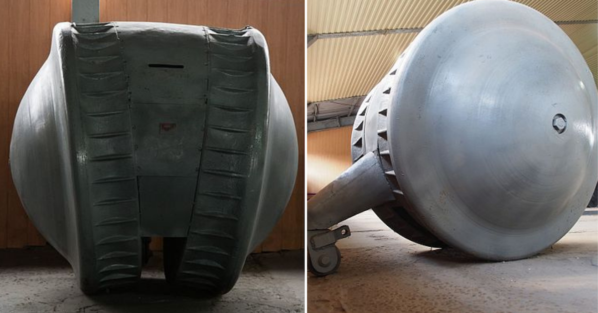 Front and side views of the kugelpanzer