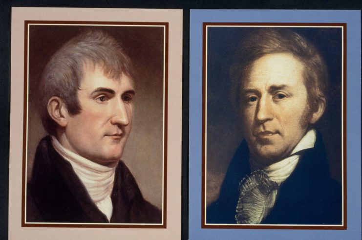 Portraits of Lewis and Clark