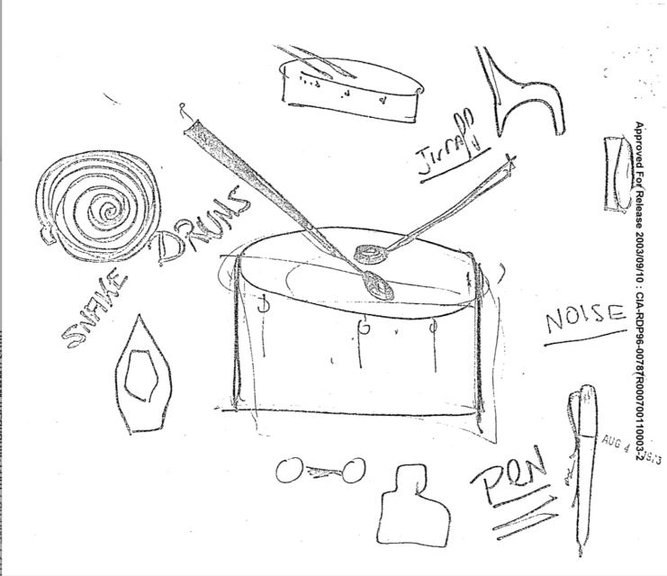 Drawing done Uri Geller