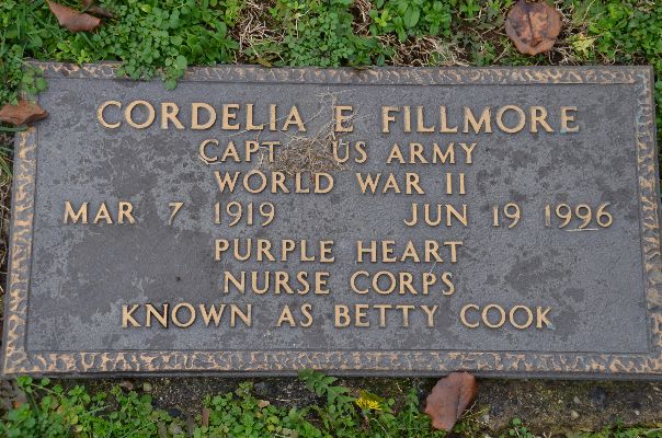 Grave of Cordelia E Fillmore, nee Cook