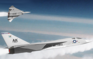XF-108 in flight.