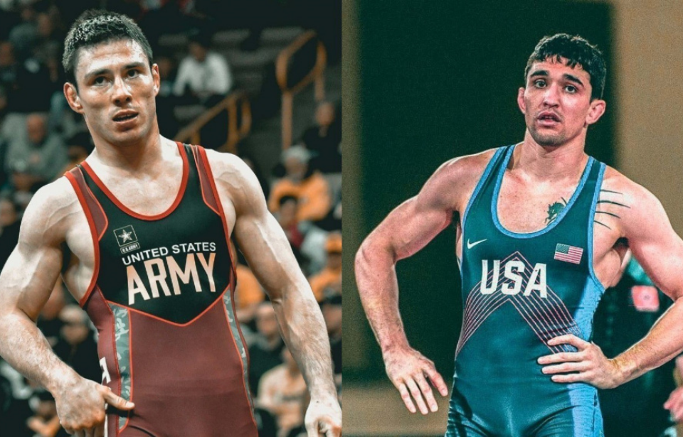 Sgt. Ildar Hafizov, left, and Spc. Alejandro Sancho will represent the United States and the Army's World Class Athlete Program at the Summer Olympics in Tokyo. (Photo Credit: U.S. Army / Joe Lacdan)