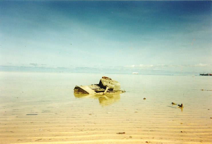 M4 Sherman at Tarawa