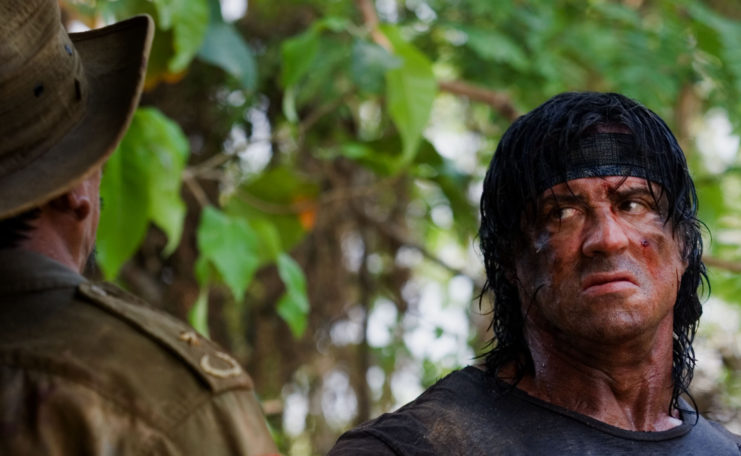 Sylvester Stallone as John Rambo in 'Rambo'