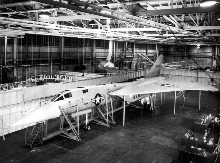 The mock-up of the XF-108