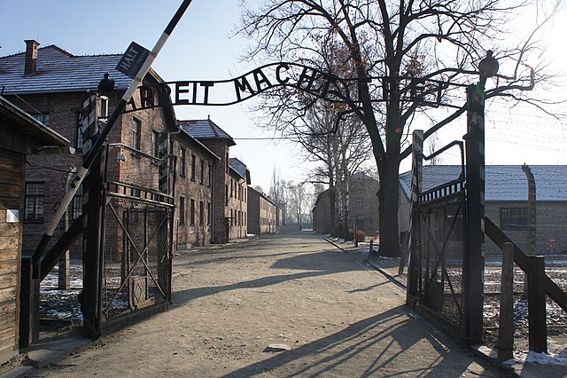 Entrance to Auschwitz