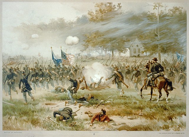 Painting of the Battle of Antietam