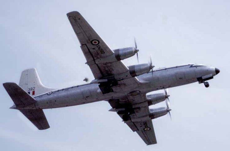 A Bristol Britannia, photographed in 1964.