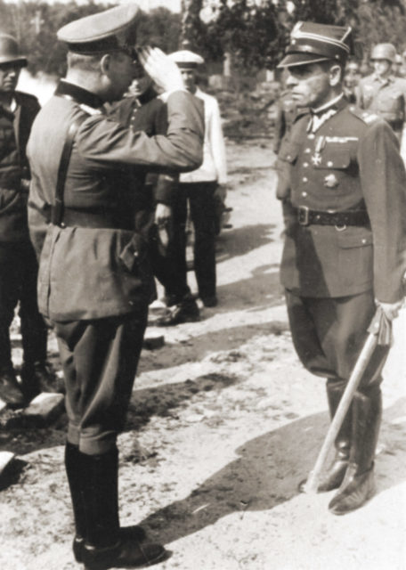 capitulation of the Polish garrison at Westerplatte