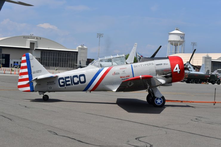 Geico Skytypers SNJ-2 Aircraft