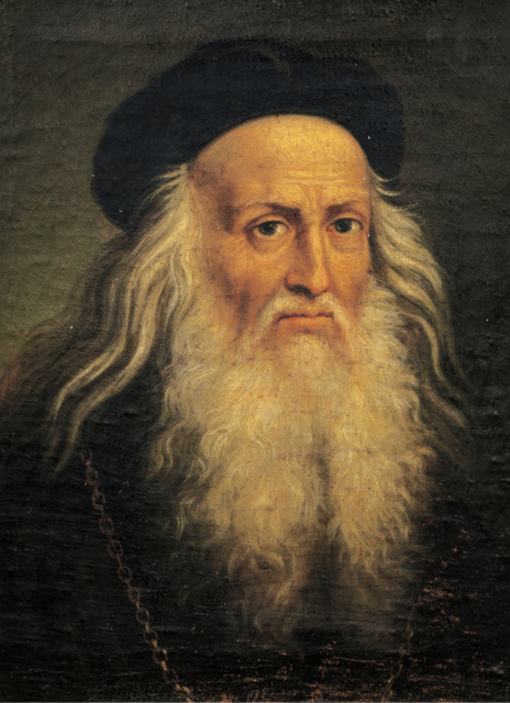 painting of Leonardo da Vinci 