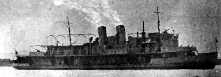 RCS Tai Yuan at sea