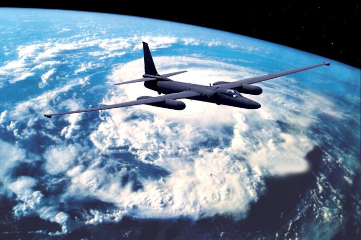U-2 Flying Over Earth