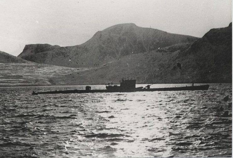 U-537  in Martin Bay Labrador