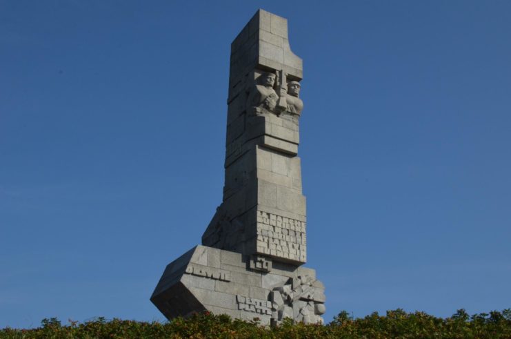 Westerplatte Monument on a sunny day