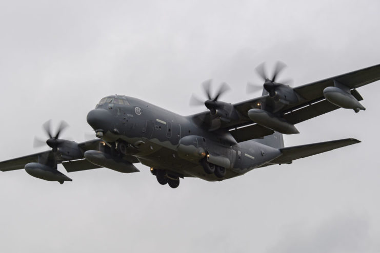 5786 U.S. Air Force Lockheed MC-130J Commando II Hercules (STRIX44) in the sky