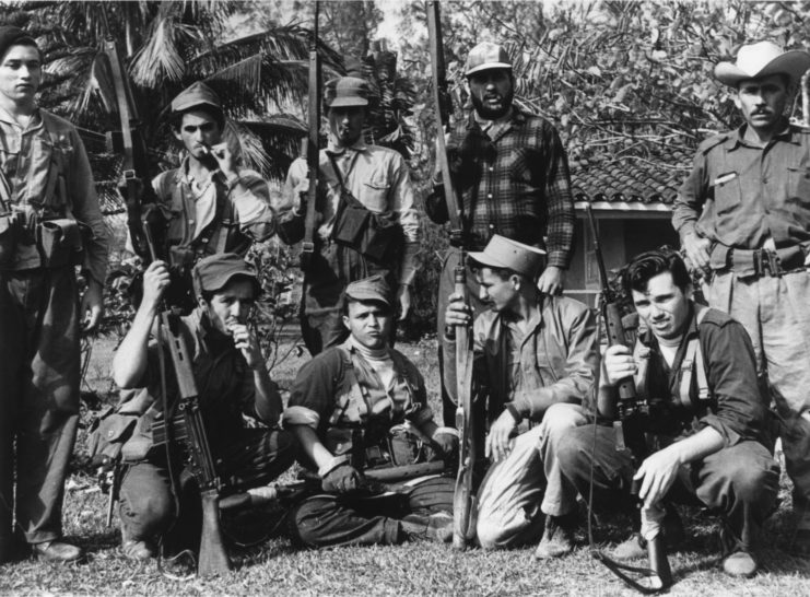 Portrait of Fidel Castro's militiamen