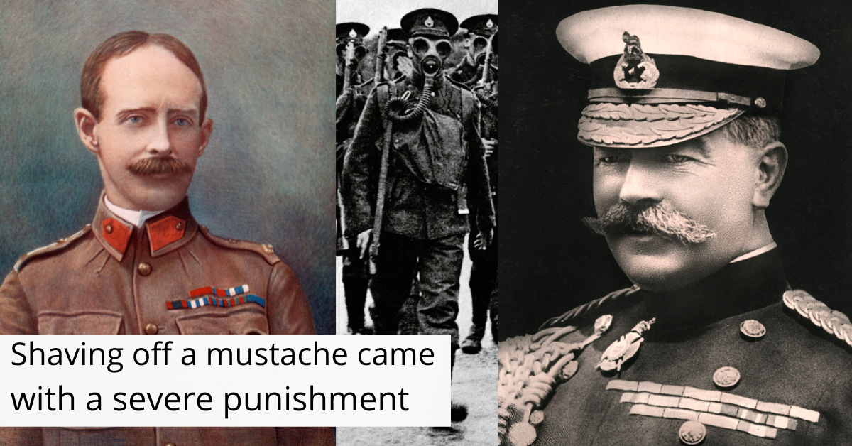 Here's why British Soldiers were forced to have Mustaches and Why the