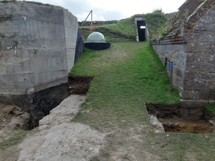 Excavating Nazi Bunker at Alderney