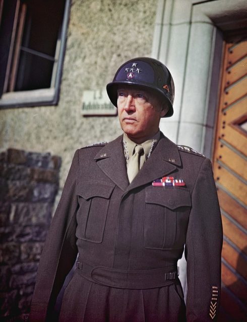 George Patton in military uniform