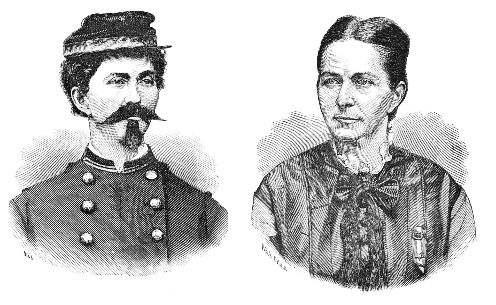 Loreta Janeta Velázquez and her husband Lieutenant Harry Buford