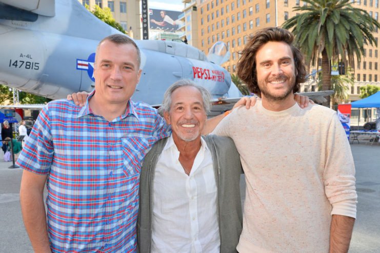 John Leonard, Todd Hoffman and Andrew Renzi standing together