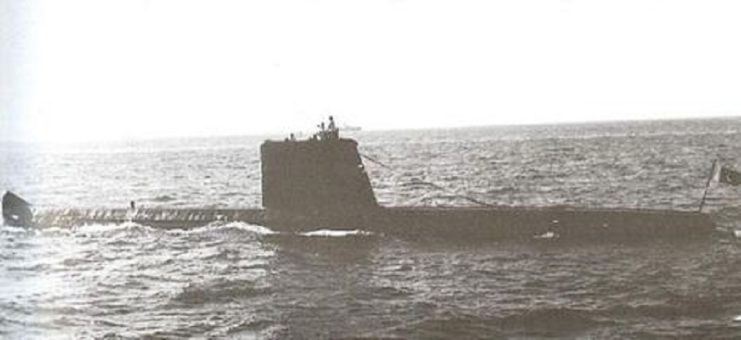 PNS Hangor (S131) December 4, 1971 sails for her deployment area during the Indo-Pak War of 1971. She made a kill at sea under the command of Commander Tasneem Ahmed. (Photo Credit: Military Consortium of Pakistan and Pakistan Naval Photos)
