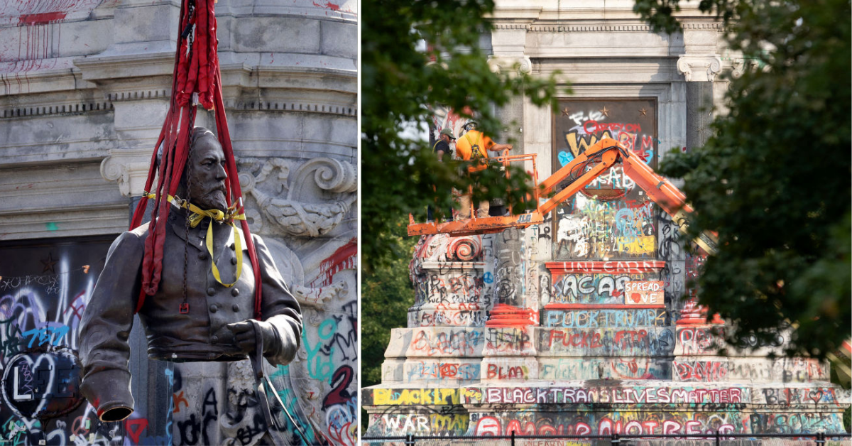 Robert E. Lee Statue Removed From Richmond, Virginia Following State