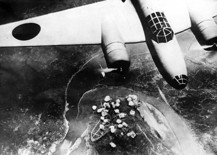 Japanese bomber plane