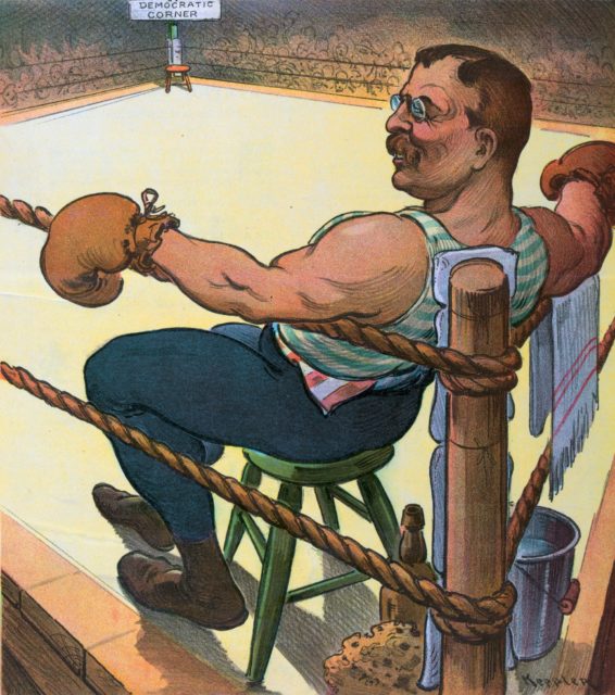 Teddy Roosevelt Boxing