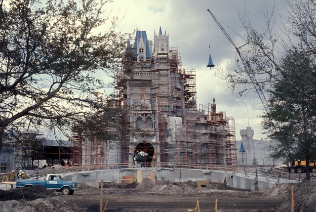 Magic Kingdom under construction 